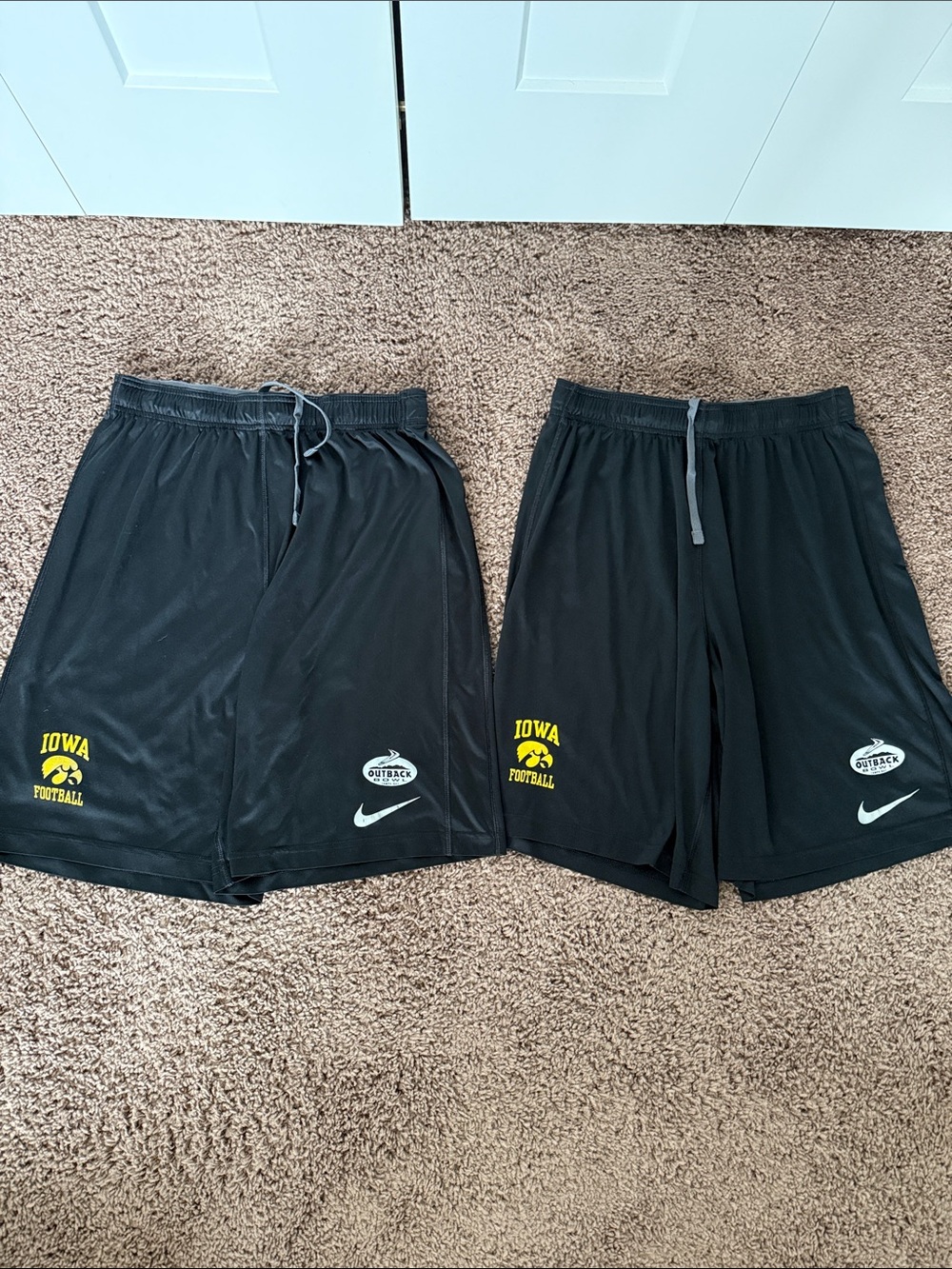 Nike Iowa Football Athletic Shorts - 2-Pack
